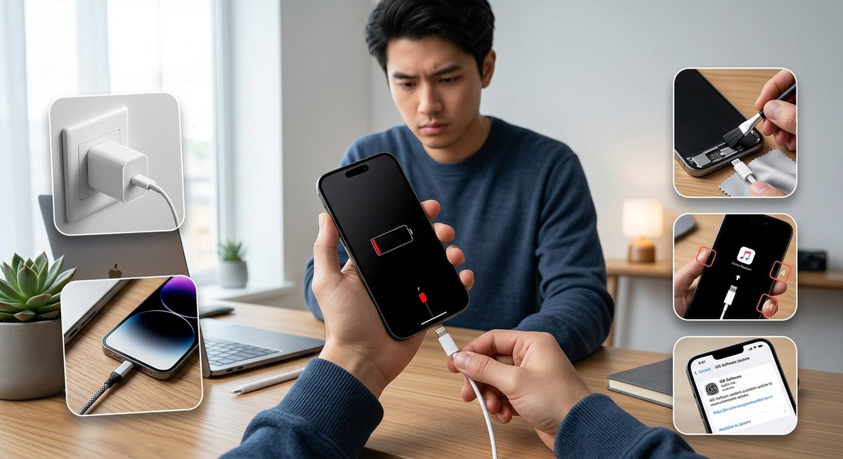 iPhone Not Charging? Try These 5 Fixes Right Now