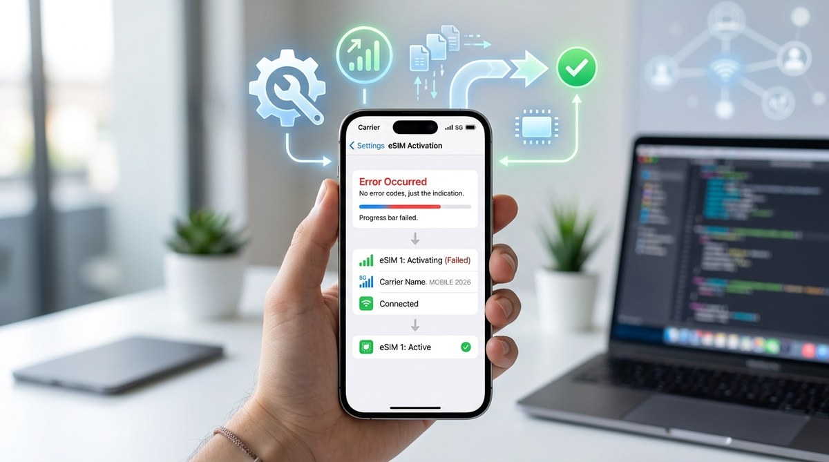 The Complete 2026 Guide to Fixing iPhone eSIM Activation Errors